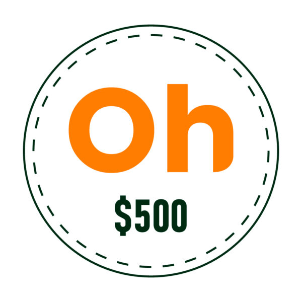 Donación $500
